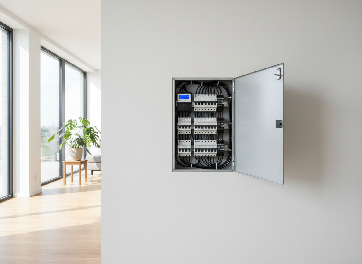 Instalación eléctrica residencial moderna