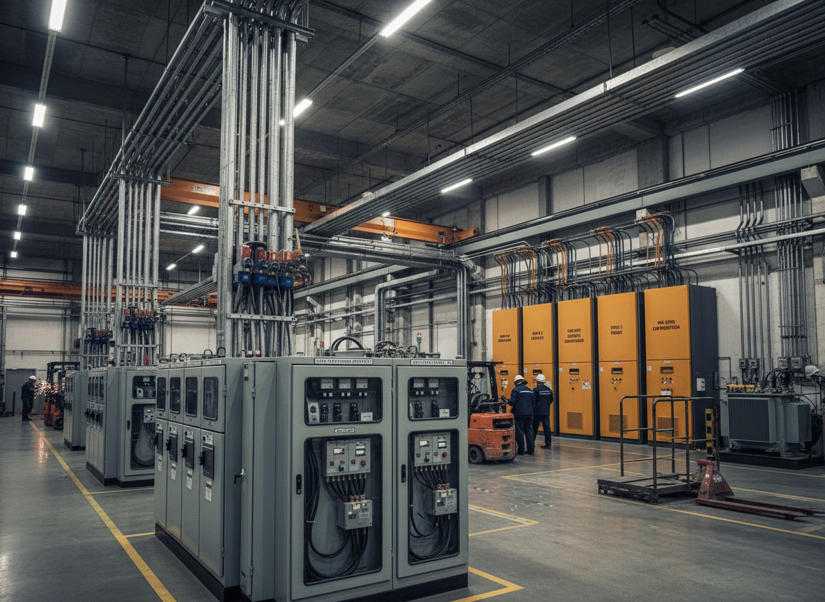 Instalación eléctrica industrial de alta capacidad